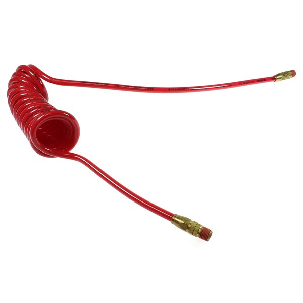 Flexcoil 0.160 ID x 15 ft 1/4 MPT Swivel Reusable Red